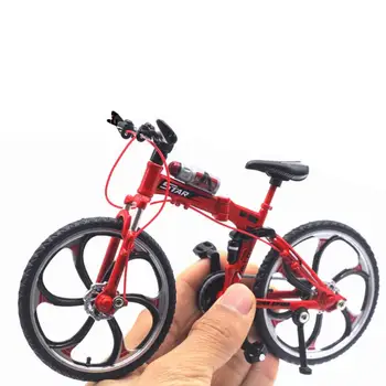 

1:10 Simulation Mini BMX Bicycle Flick Finger Alloy Mountain Road Bike Model Novelty Kids Toys Adult Collection Gifts