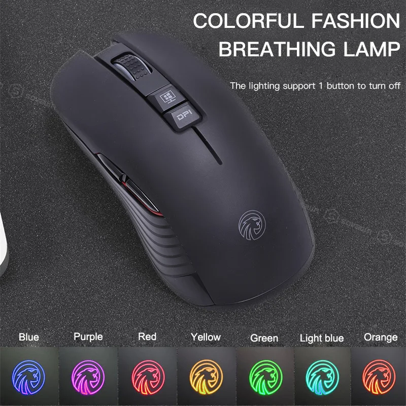 M600 мышь беспроводная Бесшумная перезаряжаемая USB 2,4G игровая мышь RGB Профессиональный геймер PC Mause для видеоигр для компьютера ноутбука