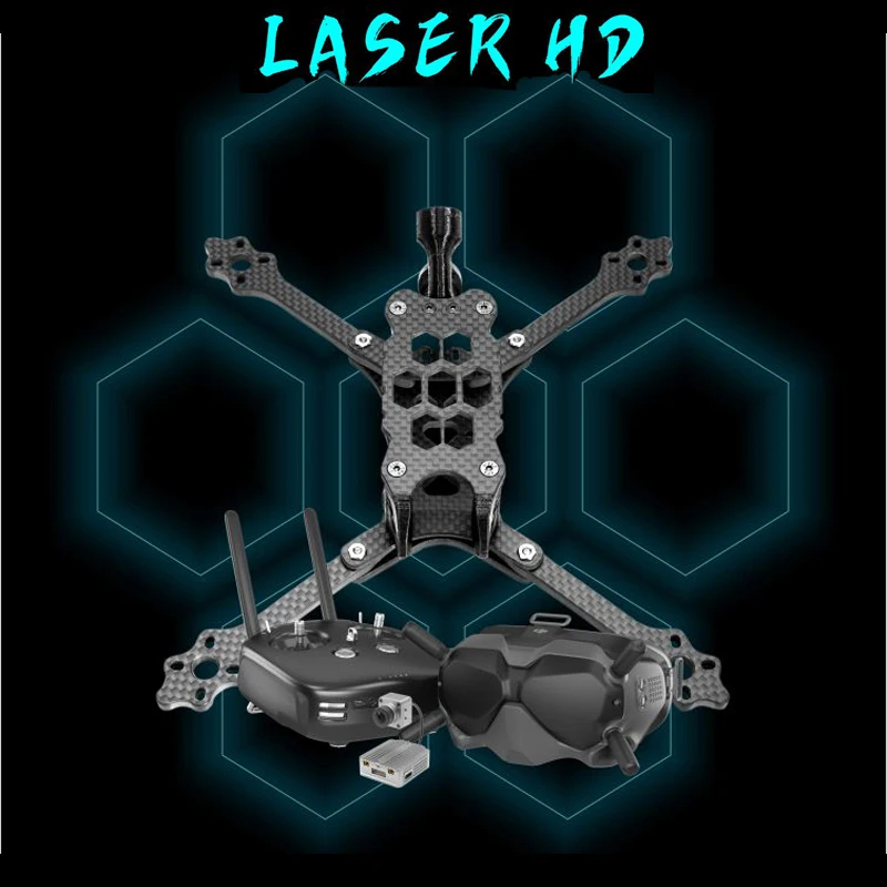 

TransTEC LASER HD 220mm Wheelbase 5 Inch 5mm Arm Frame Kit for RC Drone FPV Racing DIY Accessories Replacement Parts