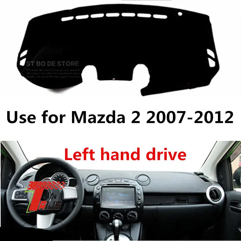 Чехол Taijs для приборной панели автомобиля с левым рулем Mazda 2 2007-2012 старомодная