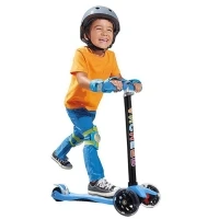 

3 Wheel Children's Scooters Folding Adjustable For Height Aluminum Unisex Kick Alloy 3 Wheel Kick Scooter City Roller Skateboard