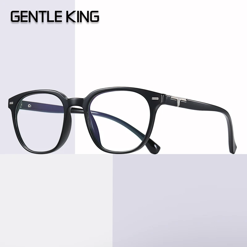 

GENTLE KING Lightweight TR90 Full Rim Blue Light Blocking Glasses Comfortable Students Eyeglasses For Computer Anti Eyestrain