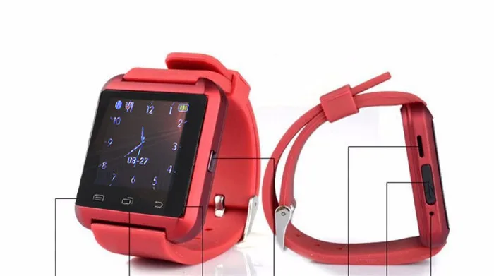 Bluetooth Смарт часы U8 наручные часы для iPhone 6 7 и Android телефон Smartwatch