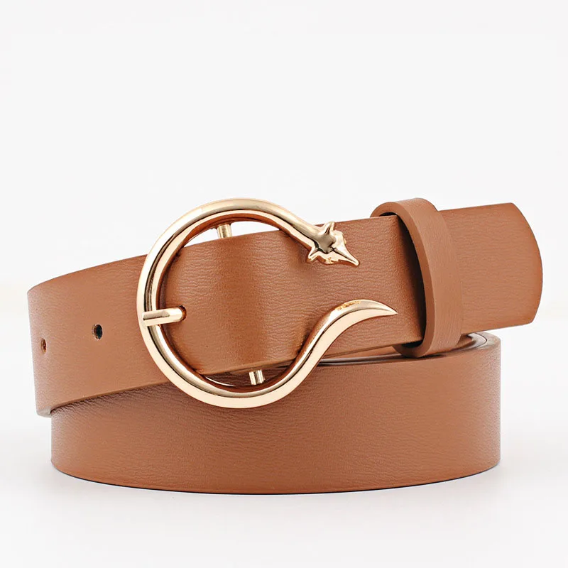 

Women Belt Imitation Leather Alloy Pin Buckle Belt New Type Decorative Wide Belt Women Trousers Belt