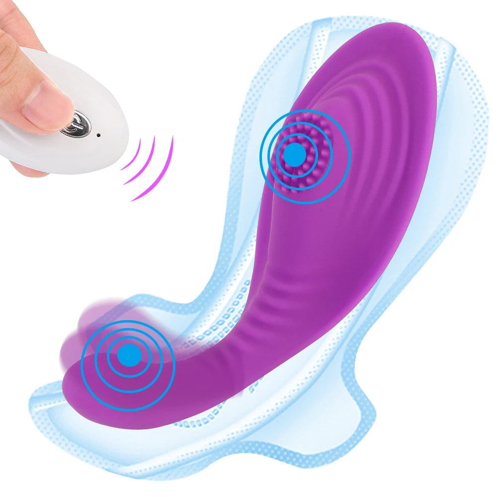 Wireless Remote Control Panty Vibrator Invisible Clitoris Stimulator_voghion.com