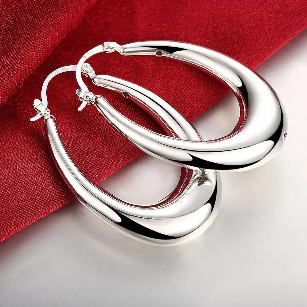 1 Pair Of U Type Atmospheric Trendy Unisex Stud Earrings Charm Temperament Ear Decor Jewelry | Украшения и аксессуары