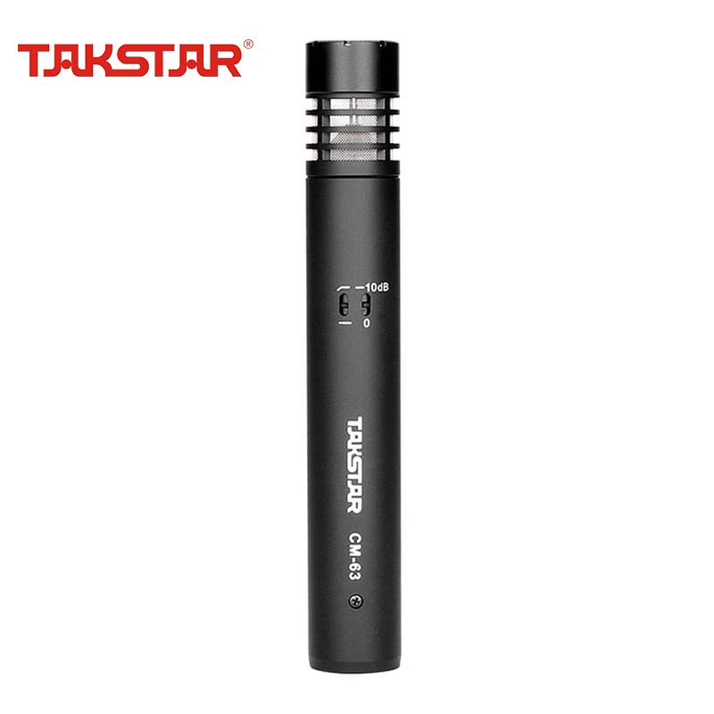 Takstar CM-63 небольшой мембраной микрофон Condensador профессиональный проводной