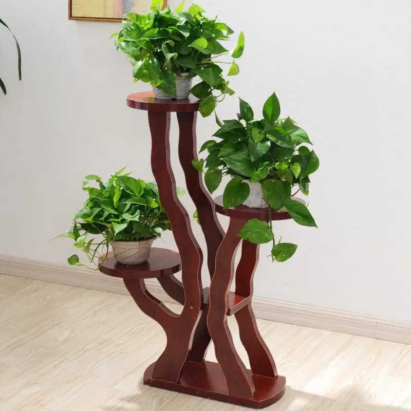 Садовые деревянные полки для Estante Para Plantas Etagere Plante Rak Bunga полки Stojak Na Kwiaty стойки открытый цветок завод Стенд - Цвет: MODEL A