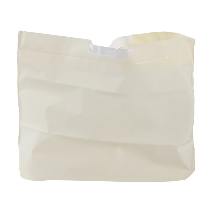 25Pcs Gift Package Plastic Packaging Bags Small Gift Bag Shopping Boxes For Jewelry Containers For Clothes Pajamas - Цвет: beige