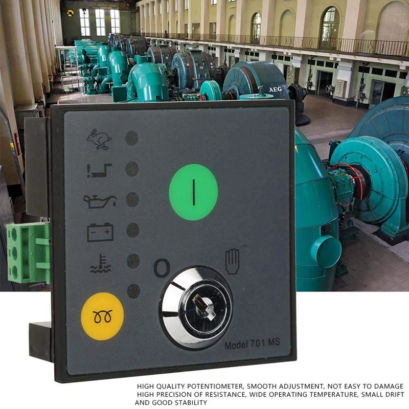 

Generator Controller Module, DSE701MS Plastic Control Panel Manual Start Module with LED Indicating, Microcomputer Control