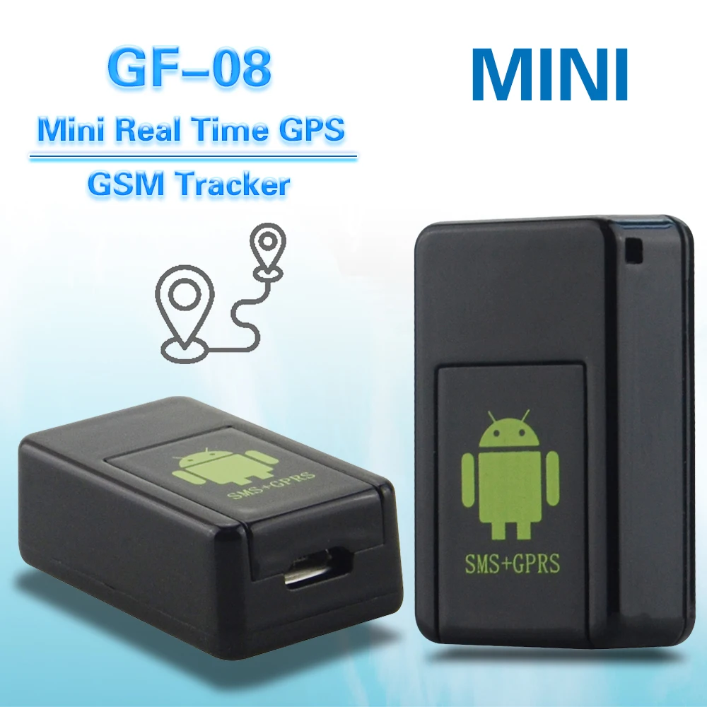 Easy Operation Tracking Device Gf08 Mini Vehicle Gsm Locator Realtime