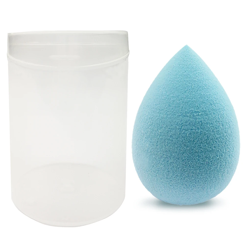 Square-Light Blue Косметическая губка, основа, косметический слойка корректор порошок слойка влажное становится больше косметический инструмент Макияж Губка спонж для макияжа - Цвет: Square-Light Blue