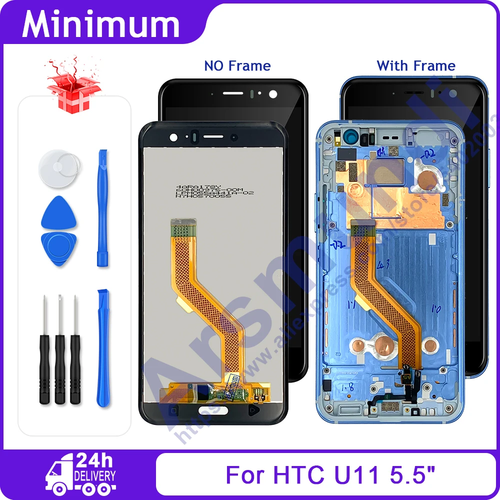 Для HTC U11 5 &quotЖК-дисплей кодирующий преобразователь сенсорного экрана в сборе