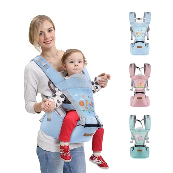 

Ergonomic Baby Carrier Infant Baby Hipseat Carrier 3 In 1 Front Facing Ergonomic Kangaroo Baby Wrap Sling