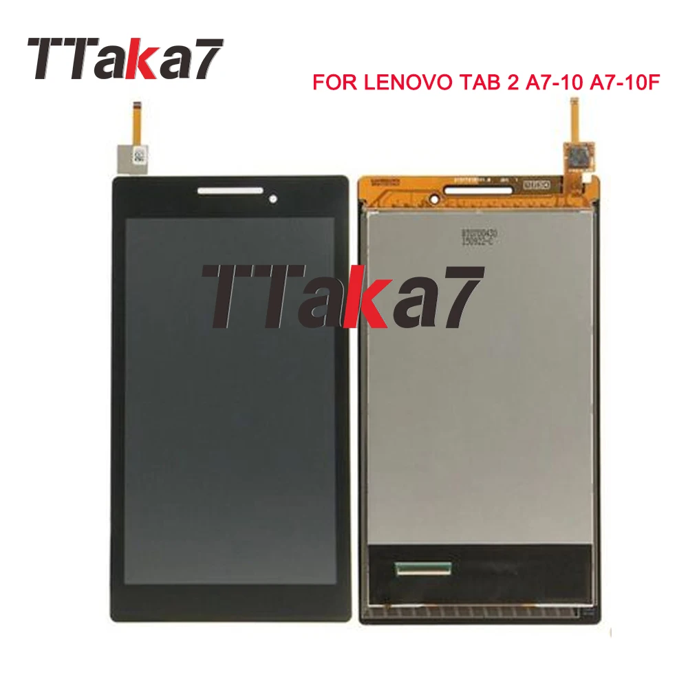 Tested For lenovo Tab 2 A7-10 A7-10F LCD Display +Touch Screen 7 Inch Digitizer Assembly Replacement |