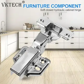 Kitchen Cabinet Hinge Concealed Hydraulic Furniture Cupboard Door Hinge Door Hardware Wardrobes Cabinets Accessories