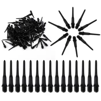 

100PCS Hot Top Quality High Precision Wear-resistant Durable Soft Plastic Black Tips Points Replacement Set for Electronic Dart8