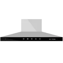 Коммерческая вытяжка из нержавеющей стали 1,25 м, высокомощная плита из нержавеющей стали с большим всасыванием, бесшумная OK-H125X60