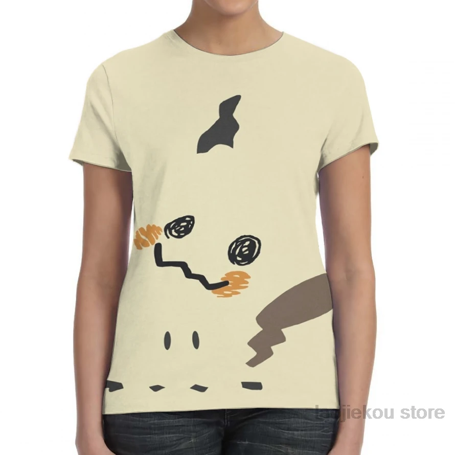 Mimikyu/мужская футболка, женская модная футболка с принтом для девочек, футболки для мальчиков, летние футболки с короткими рукавами