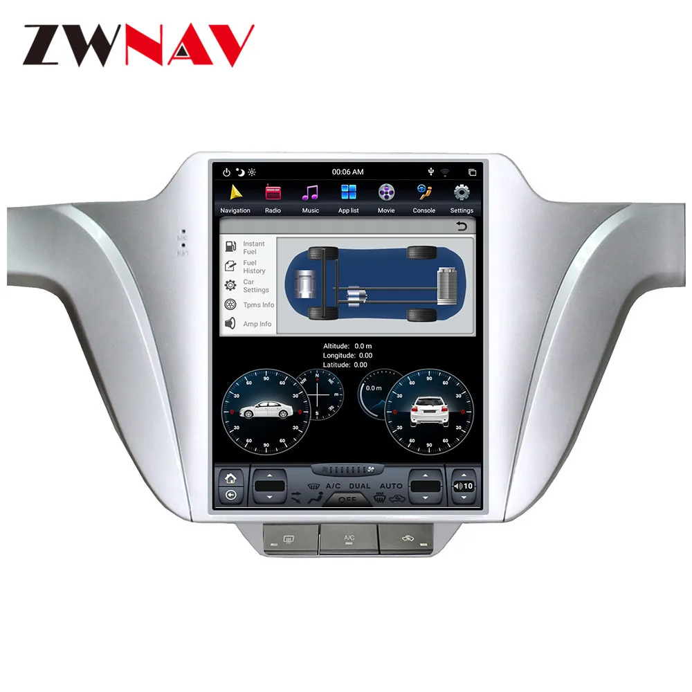 Zwnav вертикальный автомобильный сенсорный экран в стиле Tesla Android 9,0 PX6 4 Гб+ 64 Гб Встроенный DSP CARPLAY для Volkswagen Lavida 2013- gps навигация