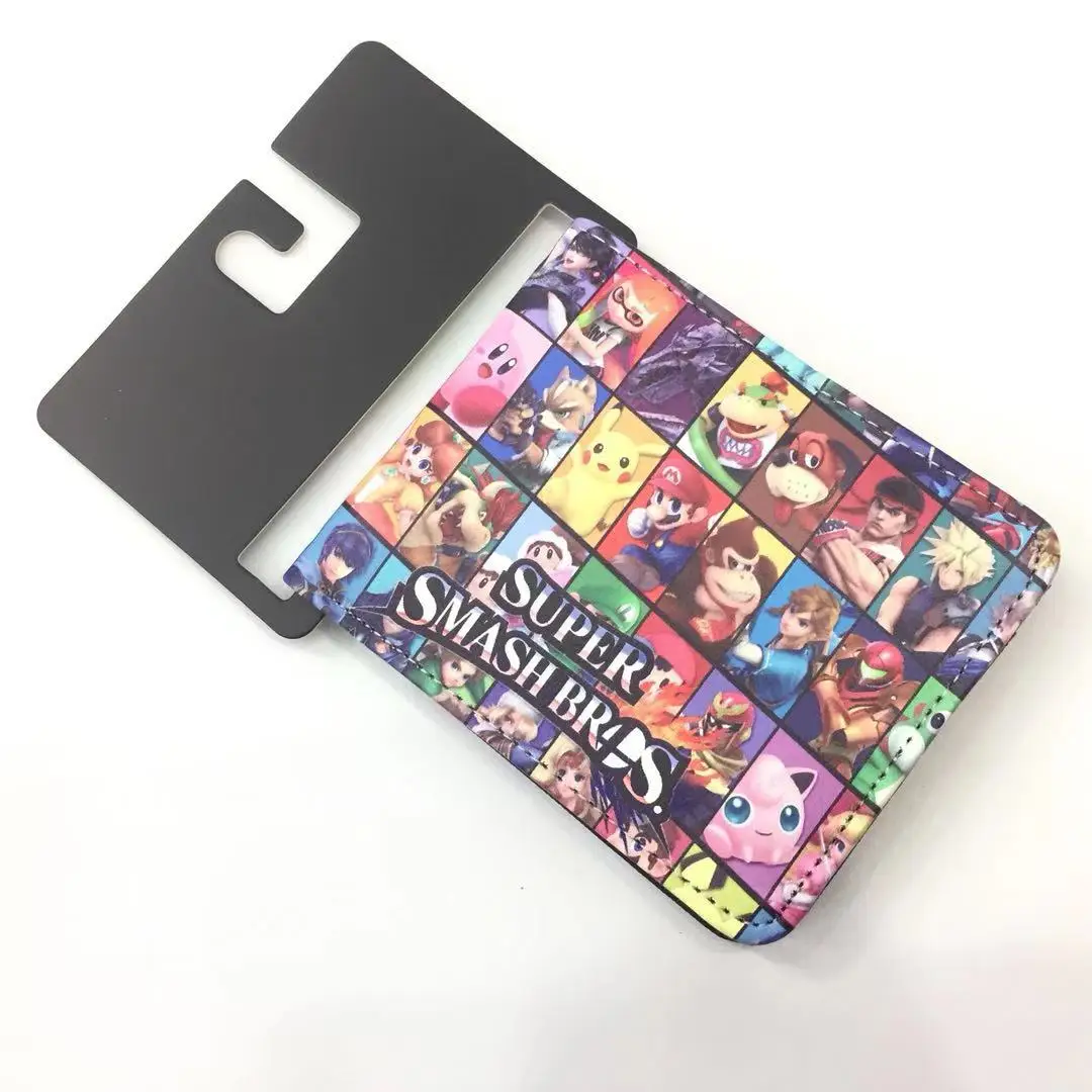 Nintendo Super Smash Bros мужской кошелек портмоне мультфильм унисекс кошельки ID/кредитный держатель для карт - Цвет: 5