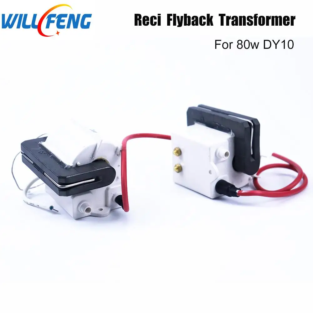 

Will Feng Reci 80w High Voltage Flyback Transformer Use For DY13 Co2 Laser Power Supply Repair Laser Box Parts