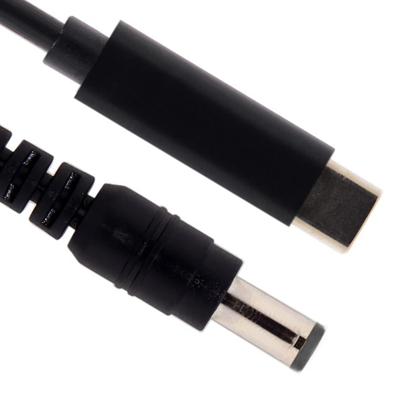 Тип C USB-C вход в прямоугольник 5,5*2,1 мм Мощность PD зарядный кабель для ноутбука 180 см 6 футов
