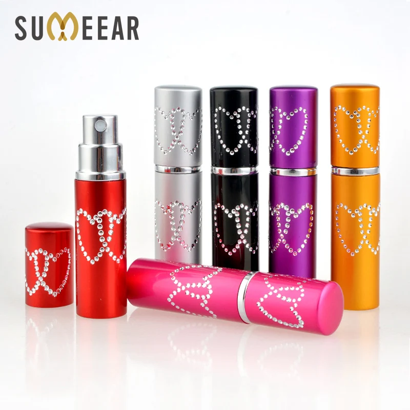 6Pcs/Lot 20Pcs/Lot 50Pcs/Lot 5ml Refillable Portable Mini Perfume Bottle Traveler Aluminum Spray Atomizer Empty Parfum | Красота и