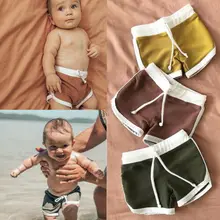 Купальные плавки для маленьких мальчиков и девочек, шорты, свободные трусики