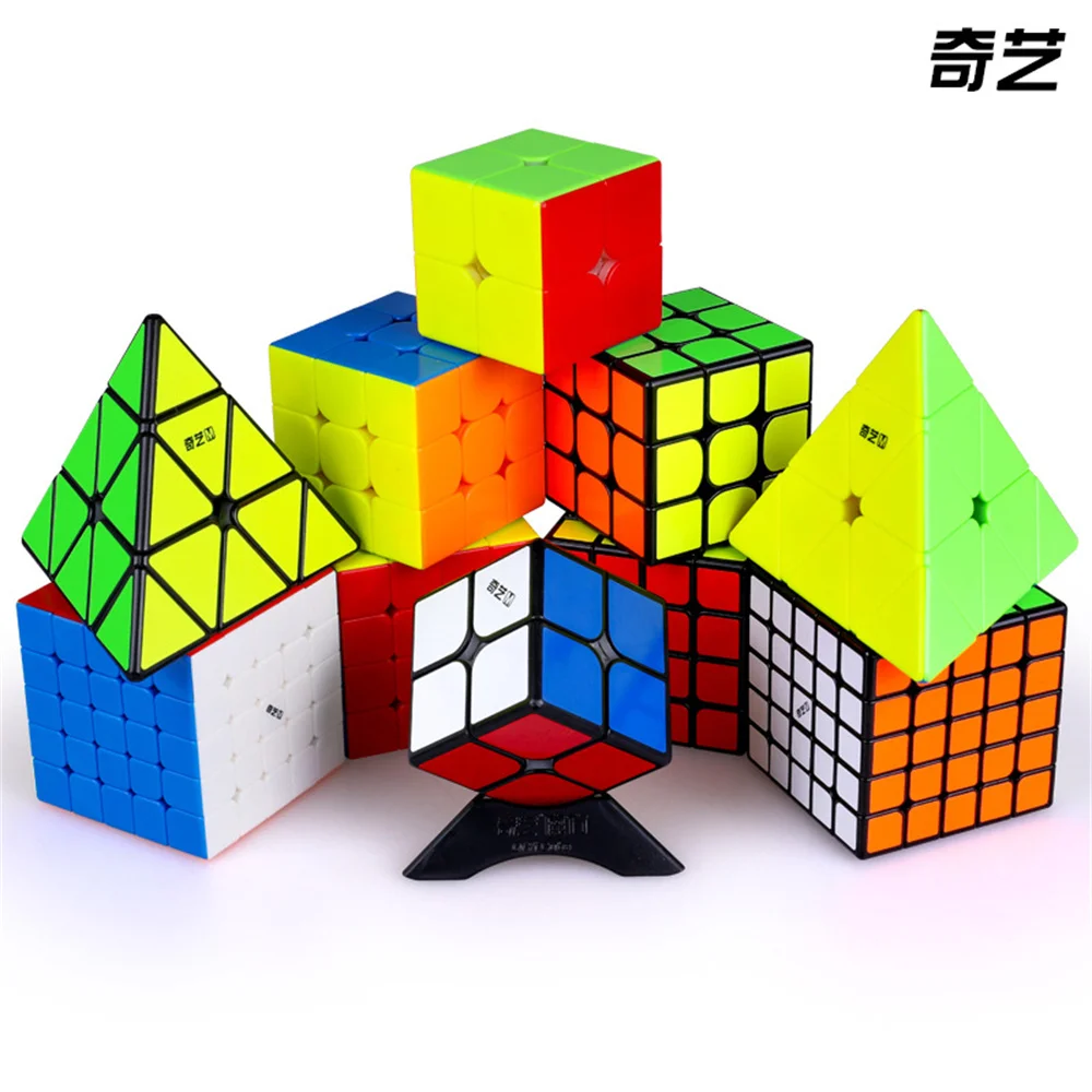 Qiyi Magnetic Series 2x2x2 3x3x3 4x4x4 5x5x5 Pyramid Magic Cube Speed Contest Dedicated Puzzle Educational Cubo Magico Fun Gift | Игрушки и