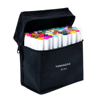 

Art Marker 30/40/60/80/168Colors Alcohol Based Pen Markers Dual Head Sketch Markers Brush Pen For Draw Manga Design Art Supplies