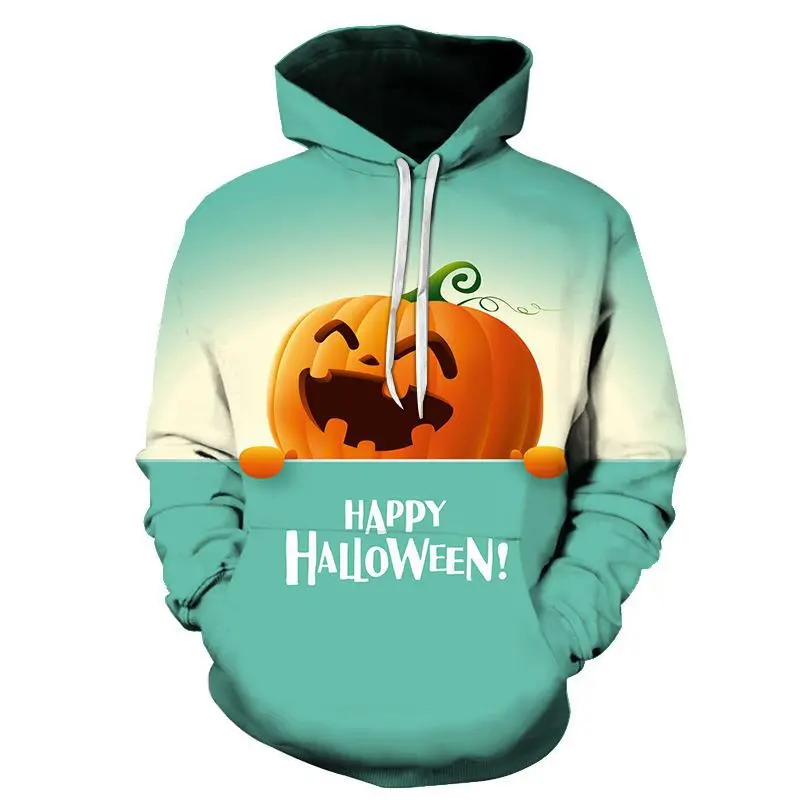 

Men Halloween Sweatshirt Party Print Performance Costume Sports Sweatshirt Halloween Creative Blouses Boy Cloting