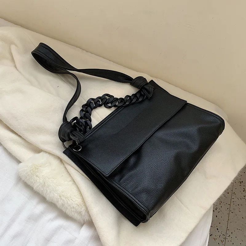 

Retro Chain Handbag WOMEN'S Bag Bag2019 Autumn And Winter New Style Fashion Korean-style Versatile Large-Volume Crossbody Bag