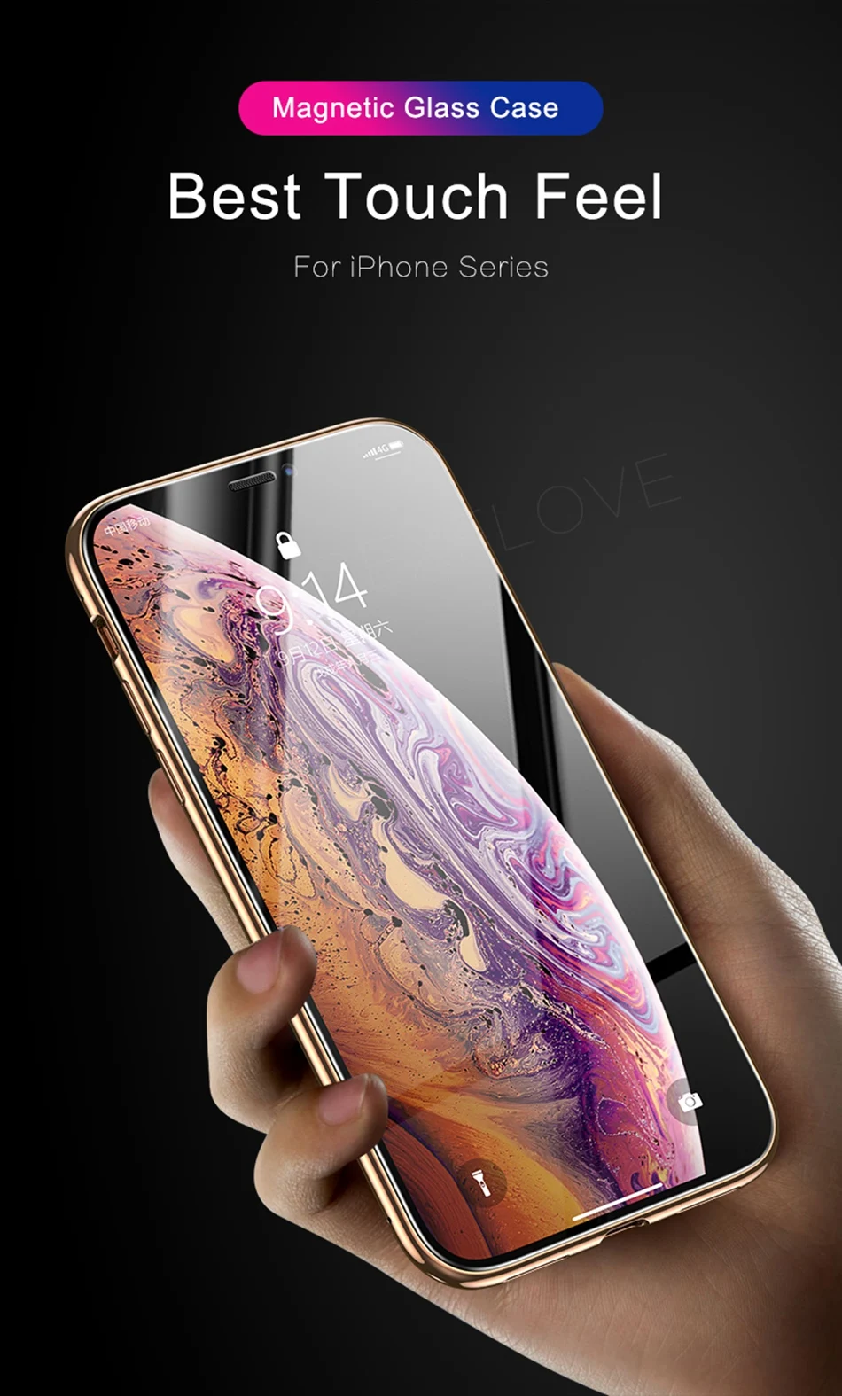 10 шт. двойной Магнитный чехол для iPhone 11 pro MAX Metail Магнитный 360 противоударный стеклянный чехол для iPhone 11 Pro