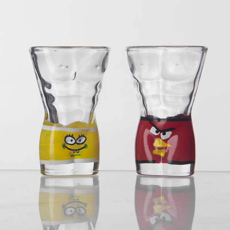 8 стилей человеческое тело искусство выстрел стеклянные подарки День Святого