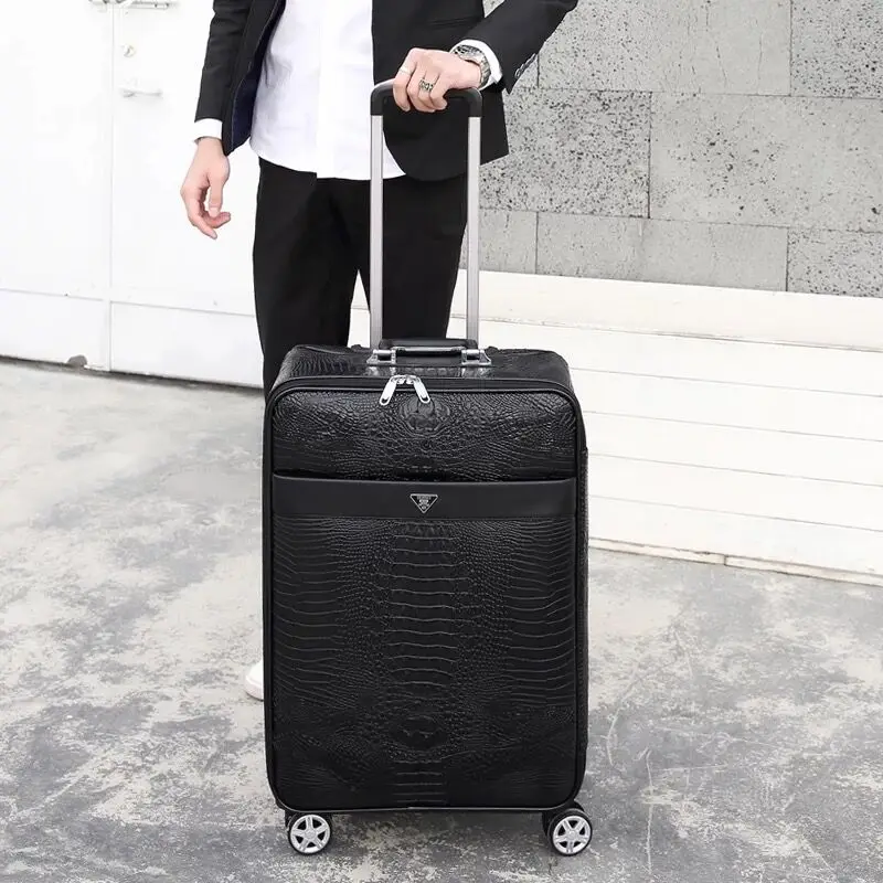 Women Retro luggage series 16/20/22/24 size Rolling Luggage bag Spinner  brand Men Crocodile patter Travel Bag Trolley Suitcase - AliExpress