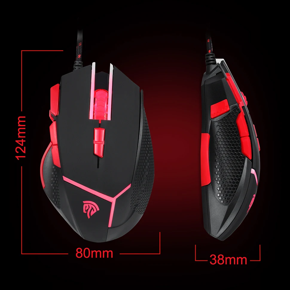 Игровая мышь, компьютерная Bluetooth мышь, 4000 dpi, 9 кнопок, RGB, задний светильник, оптическая проводная мышь, компьютерная мышь для ноутбука