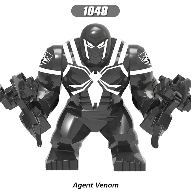 Big Decool Thanos Large Anti Venom Riot Carnage Green Lantern Hulk Buster Goblin Thing Building Block Figures Toy For children 3