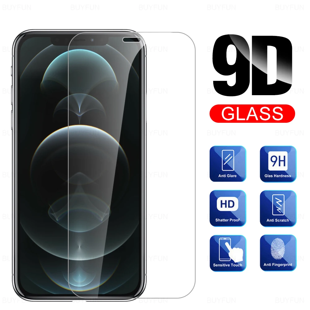 1PCS Tempered Protective Glass For iphone 12 13 Pro Max Full Cover