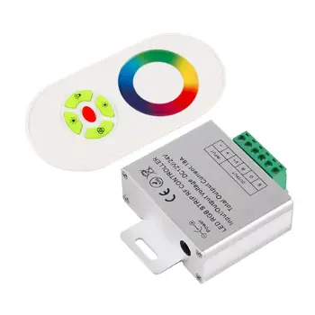

RF Touch Panel Wireless Remote Controller Dimmer DC12-24V 18A For LED Strip