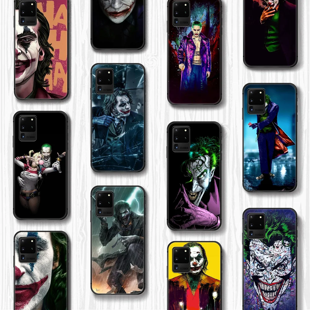 Чехол для Телефона DC joker чехол Samsung Galaxy S 7 8 9 10 e 20 FE edge uitra plus Note Черный