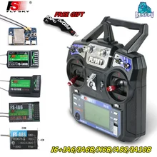 Flysky FS-i6 i6 2.4g 6ch afhds 2a transmissor de rádio com FS-iA6 ia6b a8s x6b ia10b receptor para rc zangão fpv avião helicóptero