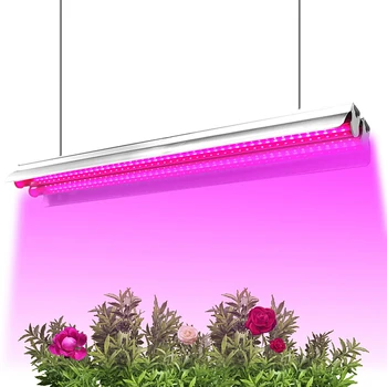 

Aluminum Led Grow light Double tube power saving Phyto lamp For plants Seedlings flowers crop full spectrum 3500k 5000k 6500k