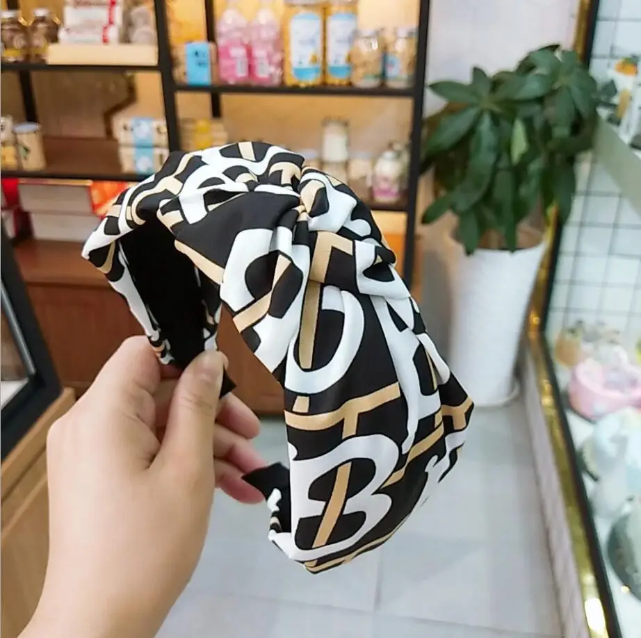 08 Mujeres nudo diademas chica звезда от комаров amplia banda pelo аксессуары para el cabello moda dulce Chicas lindas diademas - Цвет: 08