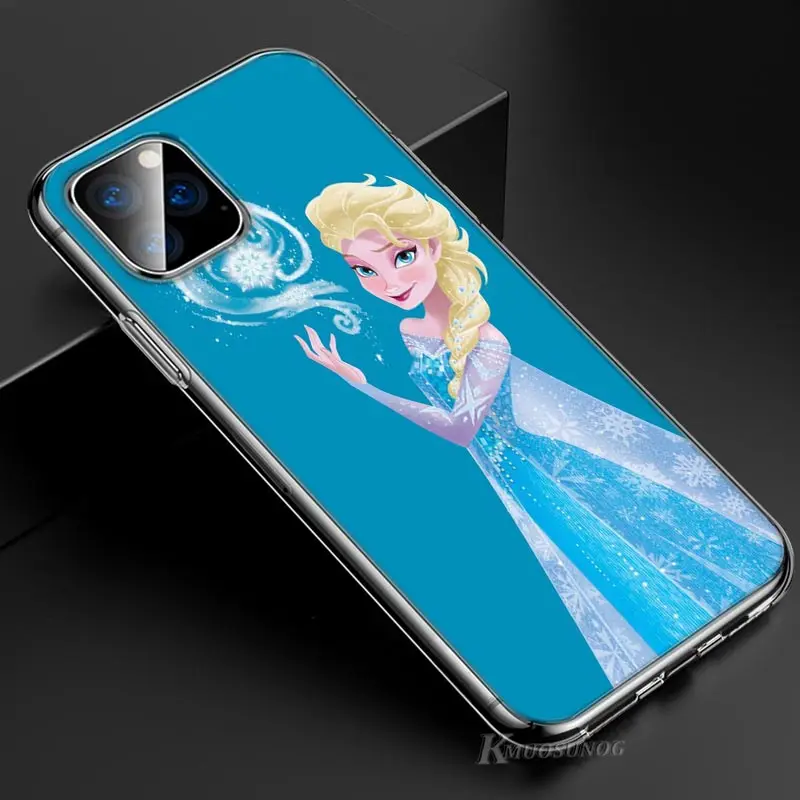 best case for iphone 12 pro max Frozen Elsa Anna For Apple iPhone 13 12 11 Pro Max mini XS Max XR X 8 7 6 Plus 5S SE 2020 Soft TPU Transparent Phone Case iphone 12 pro max leather case