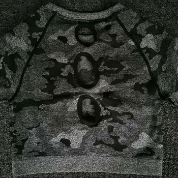 Women Camo Yoga Set Seamless Fitness Long Sleeve Crop Top Sports Wear High Waist Gym Leggings Pants Yoga Suit Workout Leggins 6