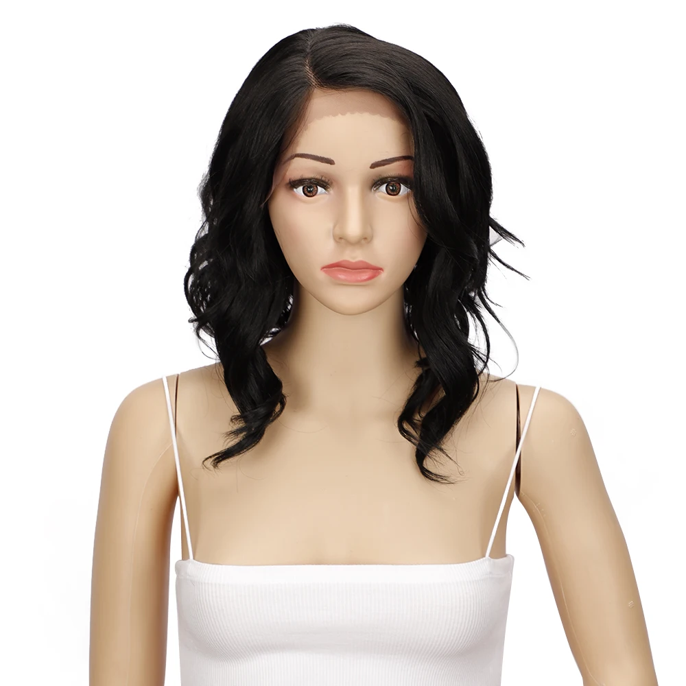 Raising Fashion Right Side Part Plus Front Light Color Lace Shoulder Length Wavy Style Wig for Ladies |