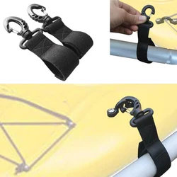 2Pcs Kayak Paddle Clips Adjustable Kayaking Canoeing Paddle Clips Holder 17.5x3.7cm Kayak Canoe Boat Dinghy Accessories