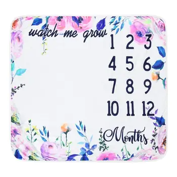 

Newborn Photography Props Letters Floral Print Blanket Bathing Towels Baby Photo Prop Cute Quilt Carpet for Baby Photo Shooting