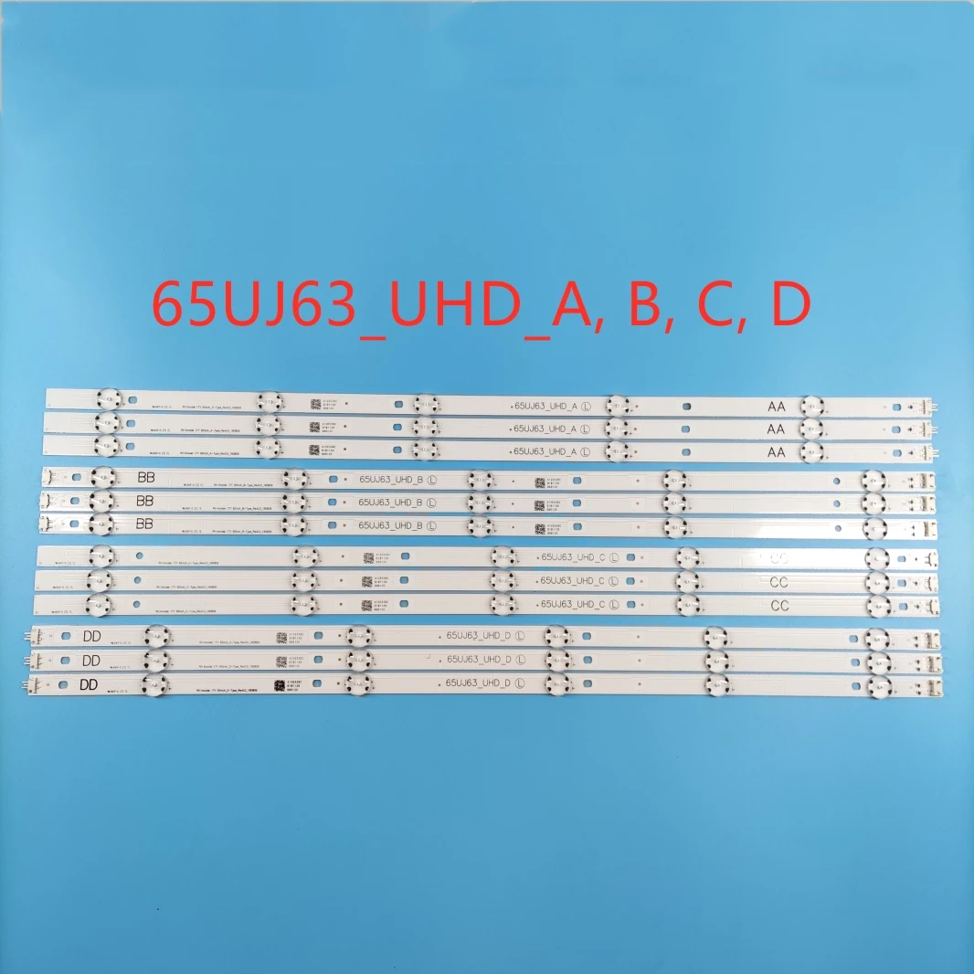 Светодиодный Подсветка полосы 10 лампы для LG 65 &quotТВ 65UJ630V 65UJ6300 Innotek 17Y 65inch_A SSC_65UJ63_UHD_A
